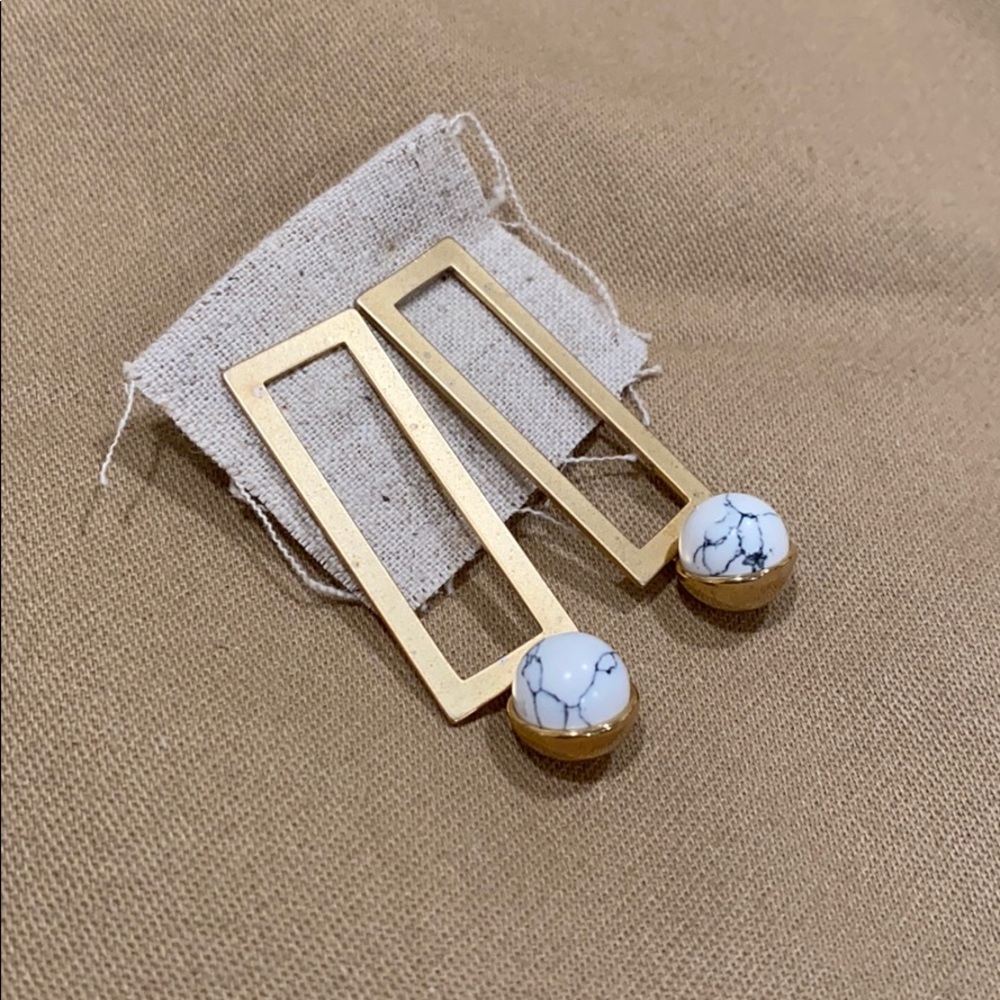 Marble Earrings